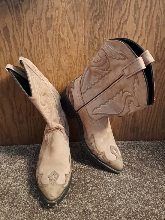 Wrangler Other - Vintage WRANGLER RB889 W.B. Masterson Special Edition Leather Cowboy Boots